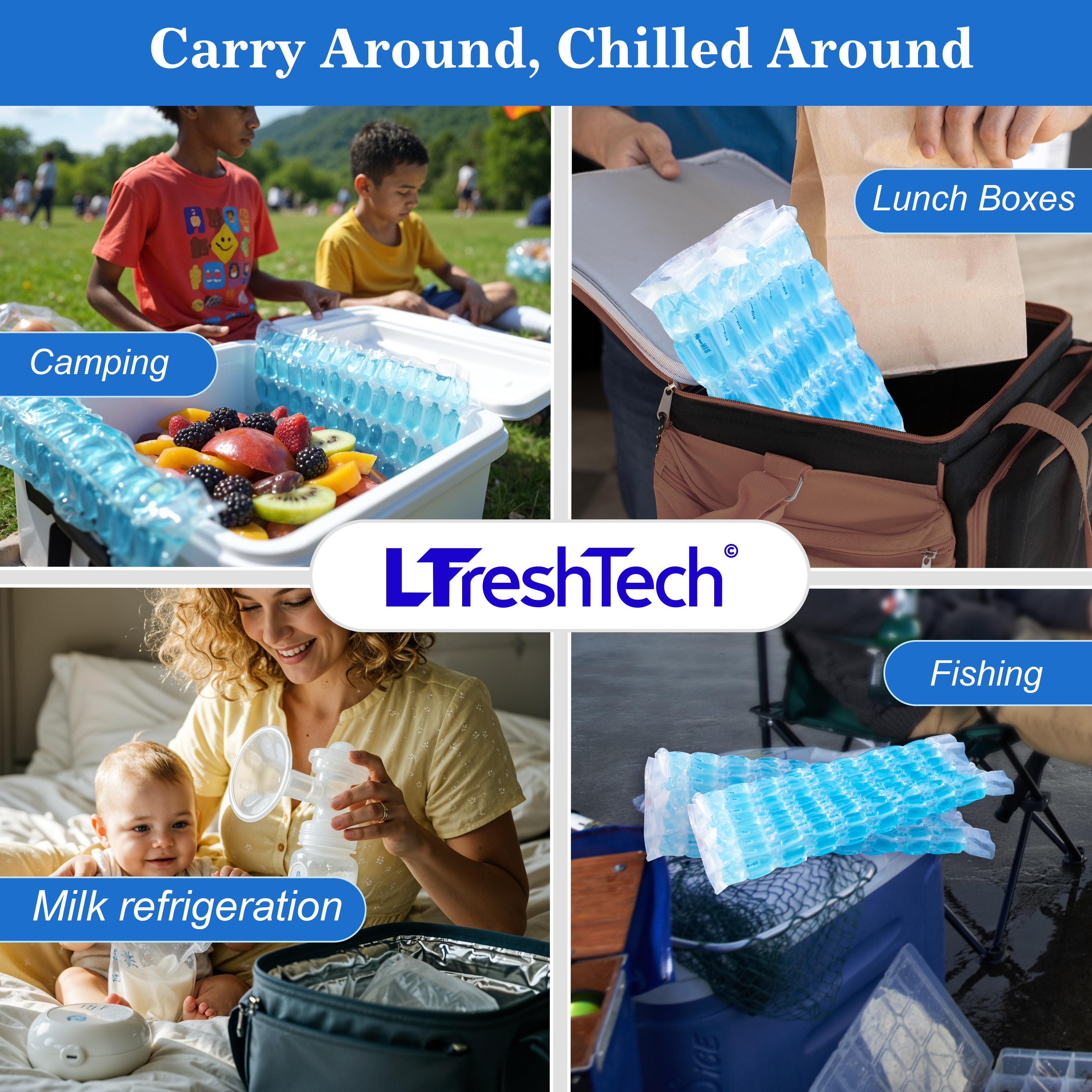 LFreshTech® Flexible Ice Sheet (cooling type) — view 4
