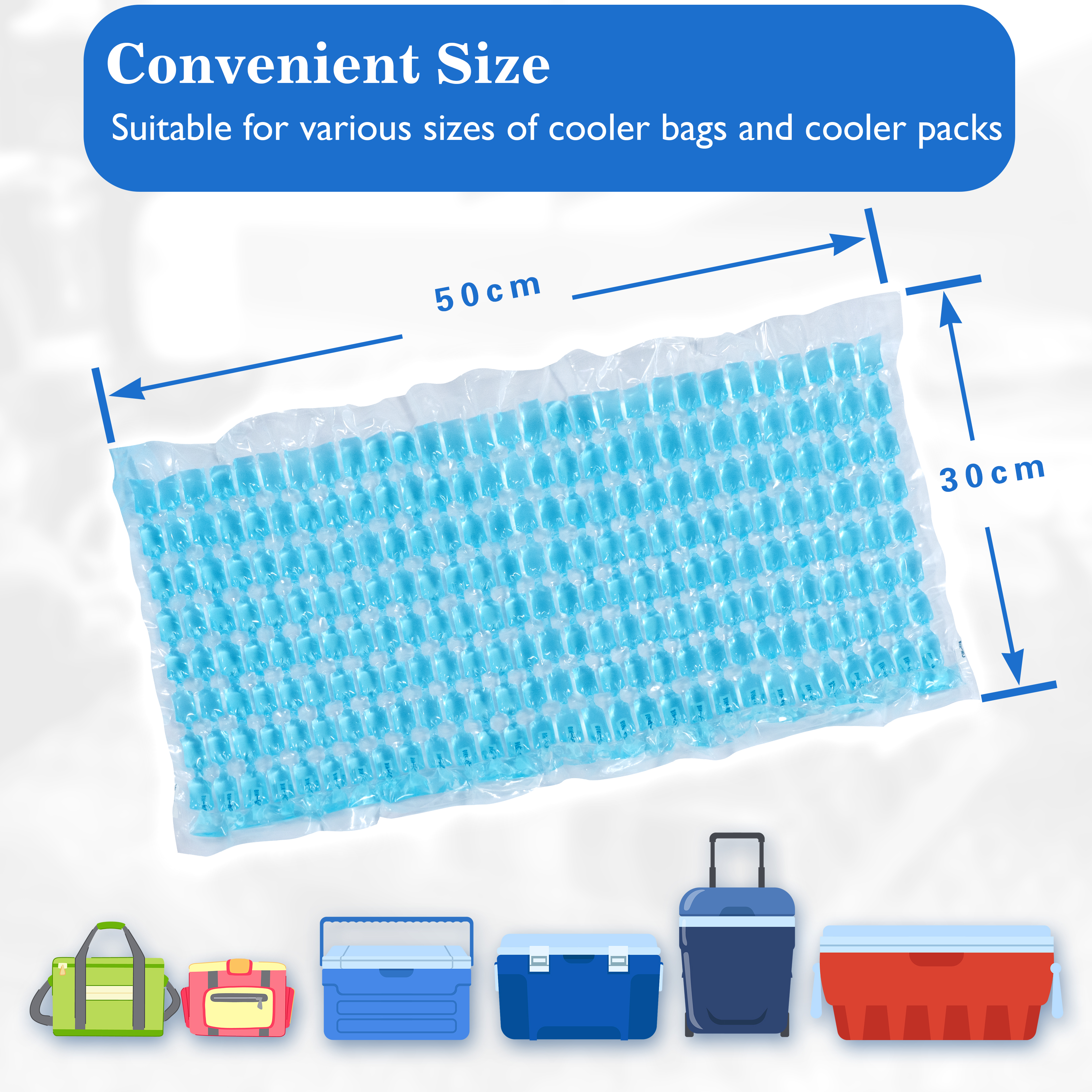 LFreshTech® Flexible Ice Sheet (cooling type) — view 1