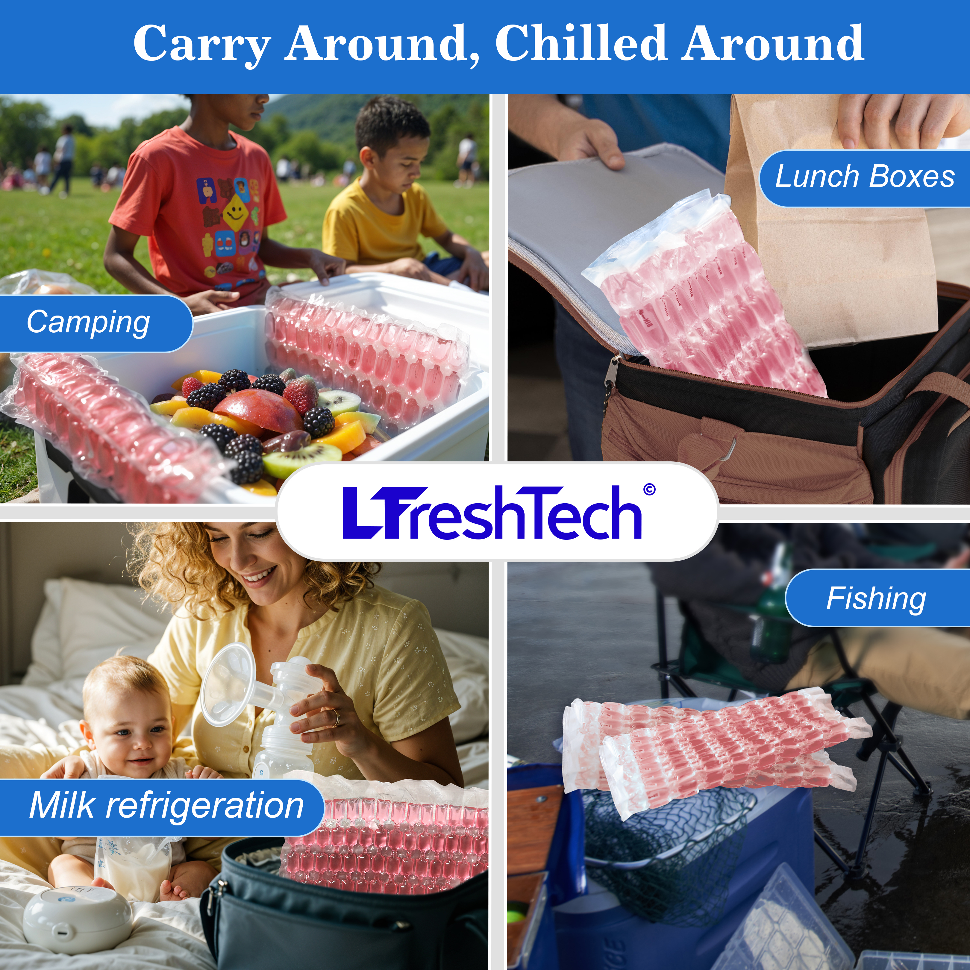 LFreshTech® Flexible Ice Sheet (freezing type) — view 4